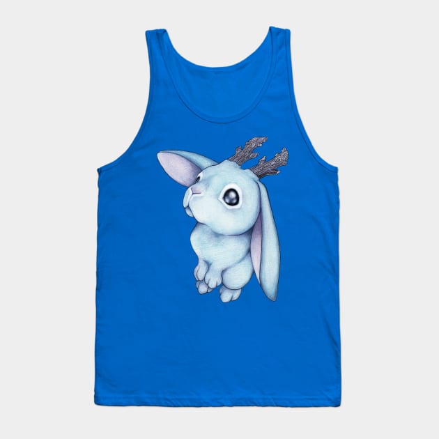 Blue Jackalope Tank Top by Bitty Bitey Ones